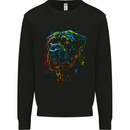 A Colourful Cane Corso Dog Kids Sweatshirt Jumper Black