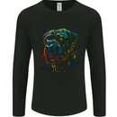 A Colourful Cane Corso Dog Mens Long Sleeve T-Shirt Black