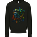A Colourful Cane Corso Dog Mens Sweatshirt Jumper Black