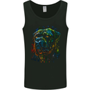 A Colourful Cane Corso Dog Mens Vest Tank Top Black