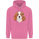A Colourful King Charles Spaniel Dog Mens 80% Cotton Hoodie Azelea