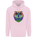A Colourful Owl Mens 80% Cotton Hoodie Light Pink