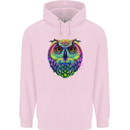 A Colourful Owl Mens 80% Cotton Hoodie Light Pink