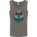 A Colourful Owl Mens Vest Tank Top Charcoal