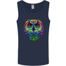 A Colourful Owl Mens Vest Tank Top Navy Blue