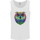 A Colourful Owl Mens Vest Tank Top White
