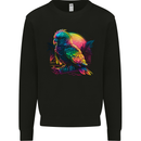 A Colourful Parrot Kids Sweatshirt Jumper Black