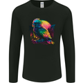 A Colourful Parrot Mens Long Sleeve T-Shirt Black