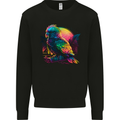 A Colourful Parrot Mens Sweatshirt Jumper Black