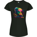 A Colourful Parrot Womens Petite Cut T-Shirt Black
