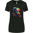 A Colourful Parrot Womens Wider Cut T-Shirt Black