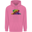 A Colourful Pug Dog Mens 80% Cotton Hoodie Azelea