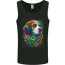 A Cool Basset Hound Dog Mens Vest Tank Top Black
