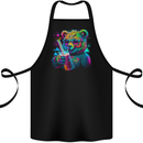 A Cool Bear Cotton Apron 100% Organic Black
