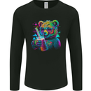 A Cool Bear Mens Long Sleeve T-Shirt Black