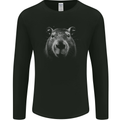A Cool Capybara Mens Long Sleeve T-Shirt Black