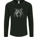 A Cool Capybara Mens Long Sleeve T-Shirt Black