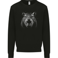 A Cool Capybara Mens Sweatshirt Jumper Black