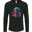 A Cool Cat With Cosmos Glasses Mens Long Sleeve T-Shirt Black