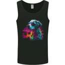 A Cool Cat With Cosmos Glasses Mens Vest Tank Top Black