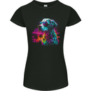 A Cool Cat With Cosmos Glasses Womens Petite Cut T-Shirt Black