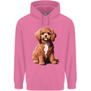 A Cool Cavapoo Dog Mens 80% Cotton Hoodie Azelea
