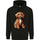 A Cool Cavapoo Dog Mens 80% Cotton Hoodie Black