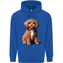A Cool Cavapoo Dog Mens 80% Cotton Hoodie Royal Blue