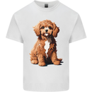 A Cool Cavapoo Dog Mens Cotton T-Shirt Tee Top White