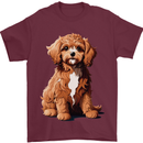 A Cool Cavapoo Dog Mens T-Shirt 100% Cotton Maroon