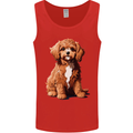 A Cool Cavapoo Dog Mens Vest Tank Top Red