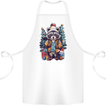 A Cool Christmas Racoon Xmas Cotton Apron 100% Organic White
