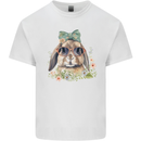 A Cool Easter Bunny Mens Cotton T-Shirt Tee Top White