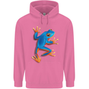 A Cool Frog Climbing Up Childrens Kids Hoodie Azalea