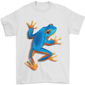 A Cool Frog Climbing Up Mens T-Shirt 100% Cotton White