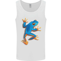 A Cool Frog Climbing Up Mens Vest Tank Top White