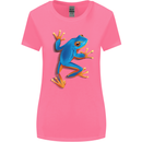A Cool Frog Climbing Up Womens Wider Cut T-Shirt Azalea