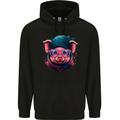 A Cool Pig Mens 80% Cotton Hoodie Black