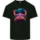 A Cool Pig Mens Cotton T-Shirt Tee Top Black