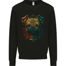A Cool Pug Dog Mens Sweatshirt Jumper Black