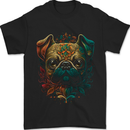 A Cool Pug Dog Mens T-Shirt 100% Cotton Black