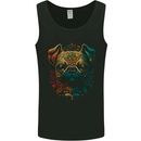 A Cool Pug Dog Mens Vest Tank Top Black