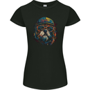 A Cool Shih Tzu Dog Womens Petite Cut T-Shirt Black