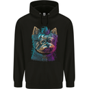 A Cool Yorkie Yorkshire Terrier Female Dog Mens 80% Cotton Hoodie Black