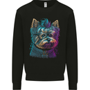 A Cool Yorkie Yorkshire Terrier Female Dog Mens Sweatshirt Jumper Black