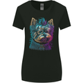 A Cool Yorkie Yorkshire Terrier Female Dog Womens Wider Cut T-Shirt Black