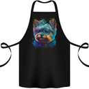 A Cool Yorkie Yorkshire Terrier Male Dog Cotton Apron 100% Organic Black
