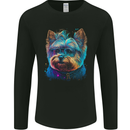 A Cool Yorkie Yorkshire Terrier Male Dog Mens Long Sleeve T-Shirt Black