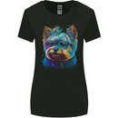 A Cool Yorkie Yorkshire Terrier Male Dog Womens Wider Cut T-Shirt Black
