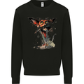 A Crazy Dog Jack Russell Mens Sweatshirt Jumper Black